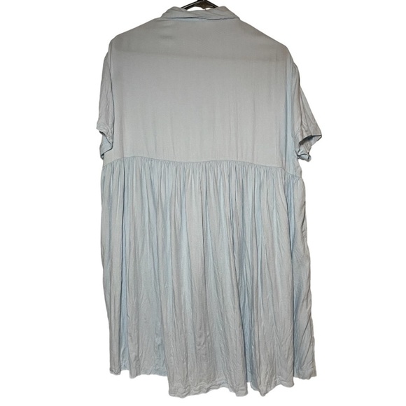 OAK + Fort Collared Button Front Dress size M - Picture 4 of 4